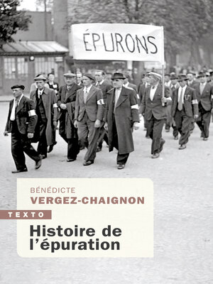 cover image of Histoire de l'épuration